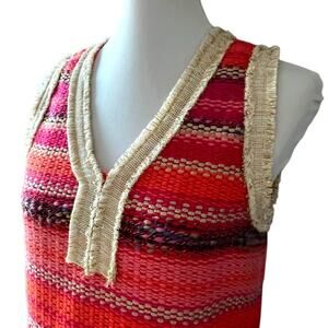 Vilagallo Dress Small Spring Retro Europe Classic 60s Preppy Luxury Tweed Boho